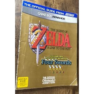 Zelda Link To Past / Four Swords Nintendo Player's Guide - Game Boy Advance GBA